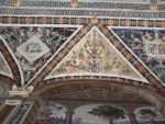 Grotesques that decorate the ceiling