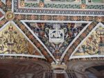 Grotesques that decorate the ceiling