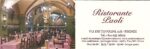 Ristorante Paoli card