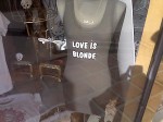 Love Is Blonde tee shirt