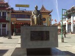 The Sun Yat-Sen statue in Chinatown