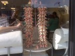 A display of fake fingernails from a shop in West Hollywood