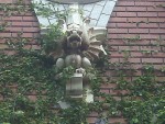 A gryphon from the facade of a house on Lookout Moutain