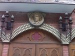 A head from a cool facade on Lookout Mountain