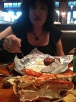 Aviva put away those crab legs!