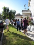 The parade from the rear