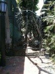 A cool iron gate at Melrose Place