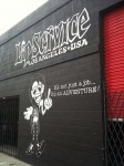 The facade of Lip Service, a cool clothing manufacturer in LA