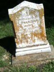 A gravestone