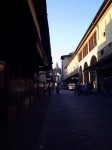 The view across the Ponte Vecchio - the dome of the Duomo is in the background