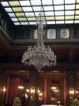 Details of one of the dining rooms at the hotel