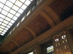 Details of one of the dining rooms at the hotel