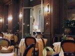 Details of one of the dining rooms at the hotel