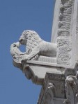 A detail from the front of the Duomo