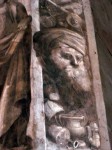 A detail from the frescoes inside S. Frediano