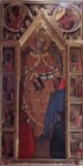 A painting of the Virgin Mary