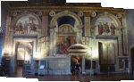 A frescoed wall