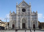 The main facade of Santa Croce