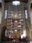 View towards the front (the altar is under restoration)