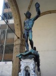A statue on the Piazza