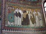 One of the side mosaics