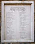 One of the plaques remembering the Jewish ghetto