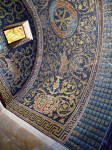 Detail of one of the side arch mosaics