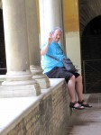Yes that's me taking a break on some marble