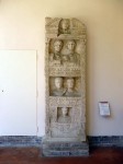 One of the funerary sculptures