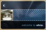 The hotel key for the Hampton Inn in Columbus, OH