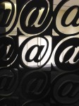 Detail of a screen at the Saks Fifth Avenue store in Palm Desert