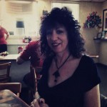 Aviva at lunch at the Sunshine Cafe