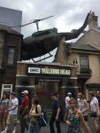 The entrance to the Walking Dead ride