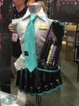 Hatsune Miku outfit at a booth