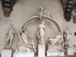 A sculpture group at the Bargello