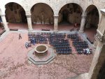 A view of the Bargello courtyard