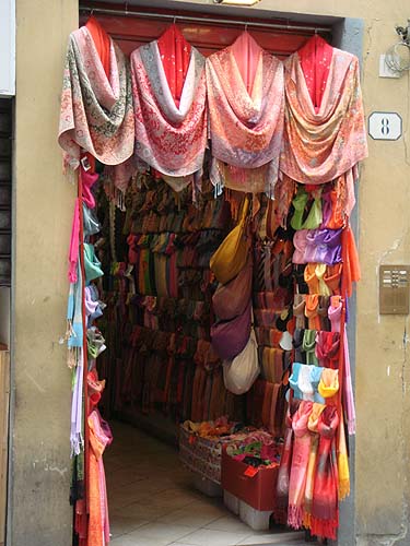 A scarf shop