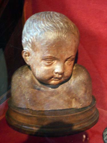 Bust of a baby