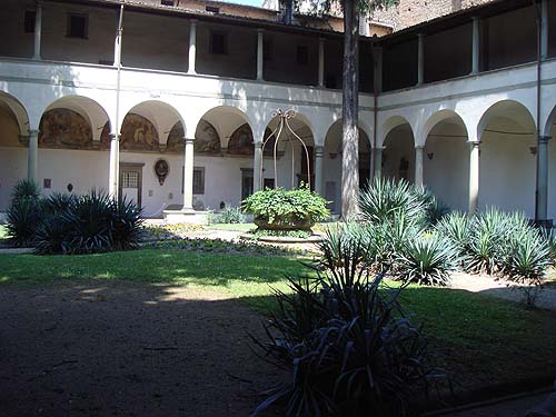 View of cloister