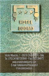Hotel Duomo card