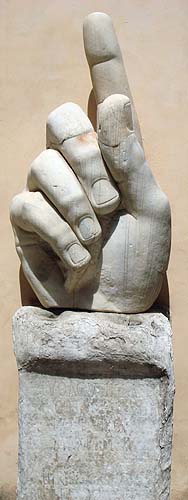 Constantine's hand