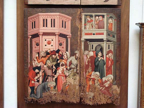 A painted panel